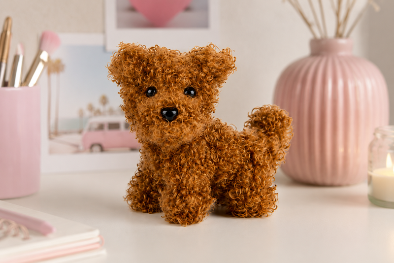 Игрушка из синельной проволоки (кудрявая)